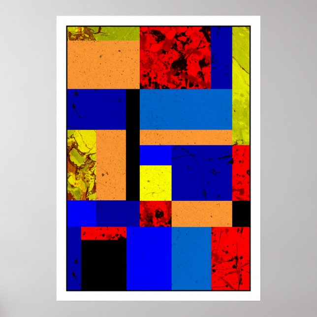 Mondrian #6-1 poster (Vorne)