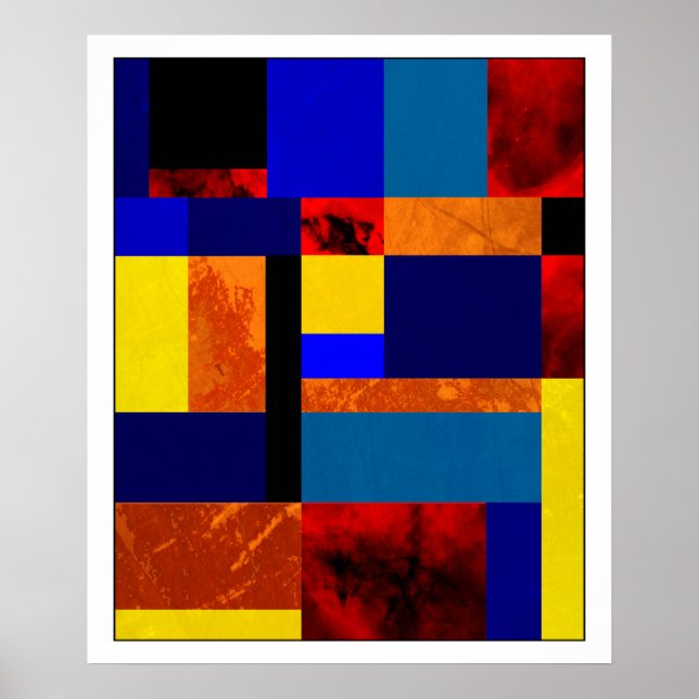 Mondrian #7-1 poster (Vorne)