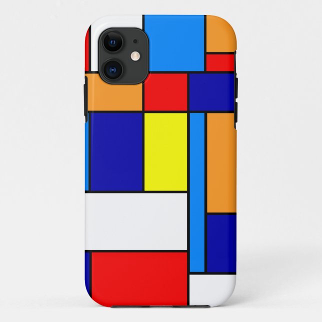 Mondrian #8 Case-Mate iPhone hülle (Rückseite)
