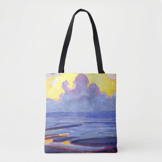 Mondrian - Am Meer, beliebtes Kunstwerk (Vorderseite)