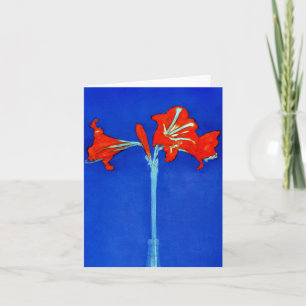 Mondrian Amaryllis-Anmerkungs-Karte Karte
