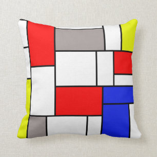 Mondrian Art Kissen