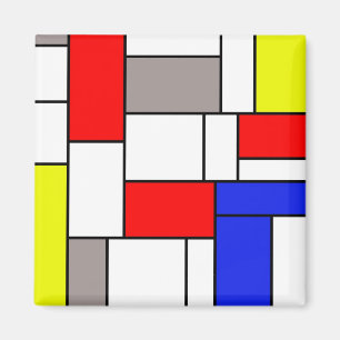 Mondrian Art Magnet