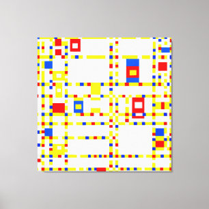 MONDRIAN - BROADWAY BOOGIE WOOGIE - 1942-1943 - LEINWANDDRUCK