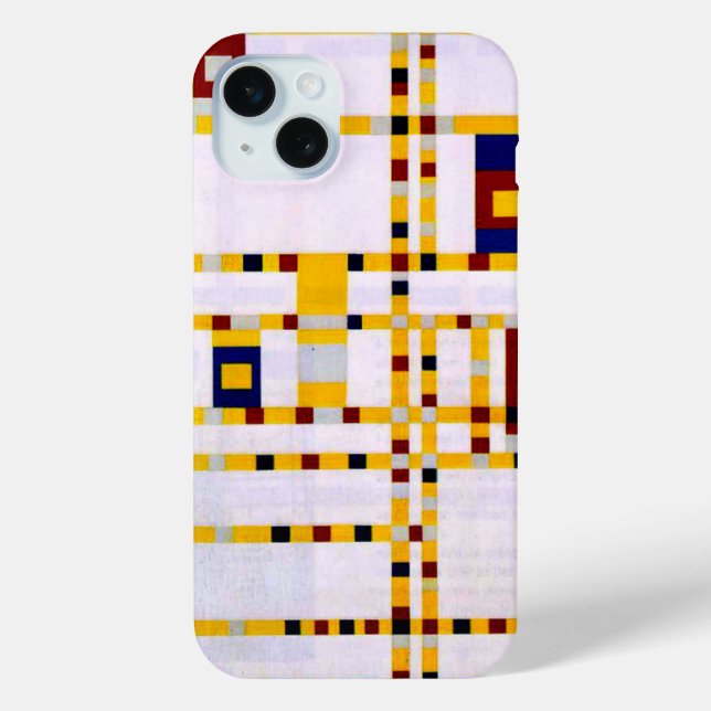 Mondrian - Broadway Boogie Woogie Case-Mate iPhone Hülle (Rückseite)