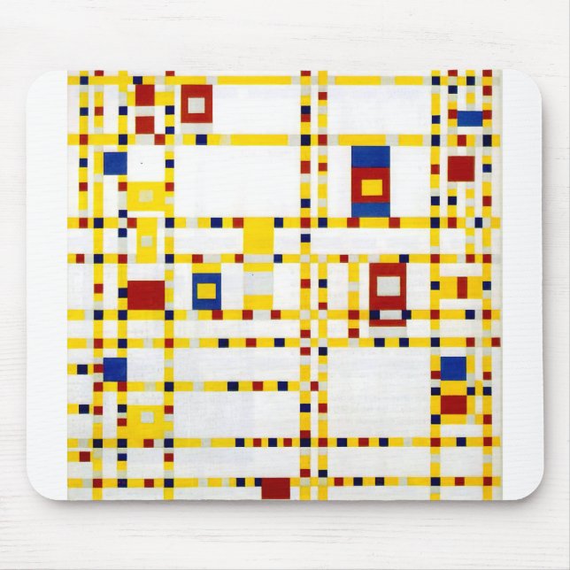 Mondrian Broadway Boogie Woogie Mousepad (Vorne)