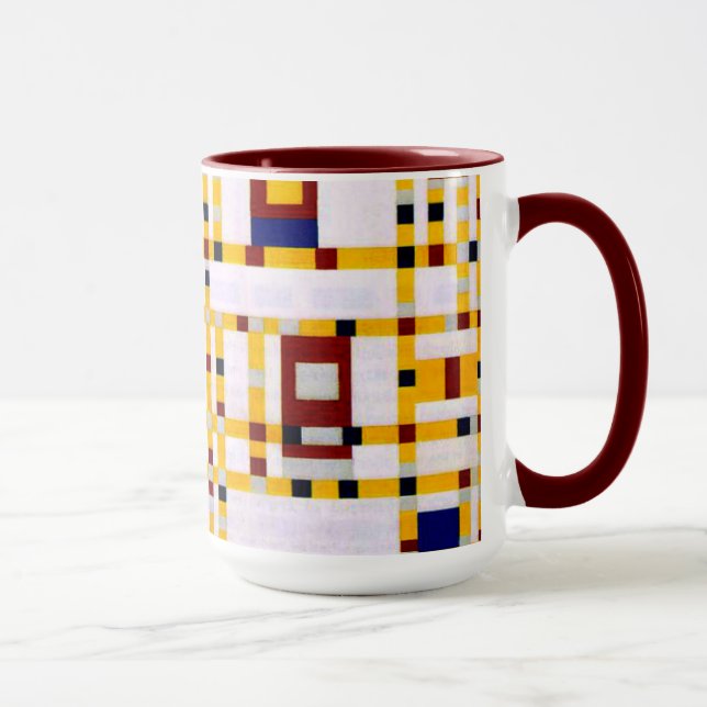 Mondrian - Broadway Boogie Woogie Tasse (Rechts)