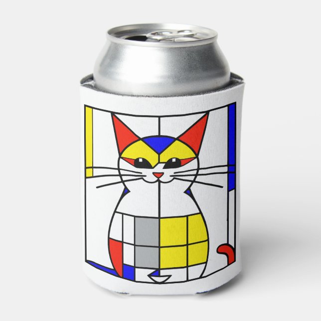 Mondrian Cat Dosenkühler (Kanne Vorderseite)