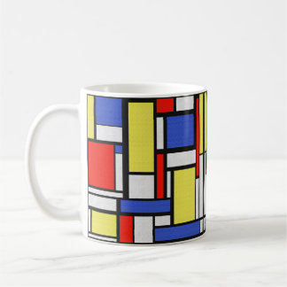 Mondrian De Stijl Kaffeetasse