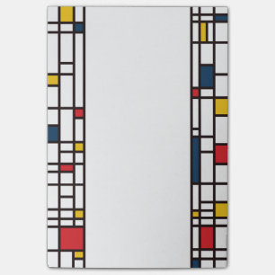 Mondrian De Stijl Post-it Klebezettel