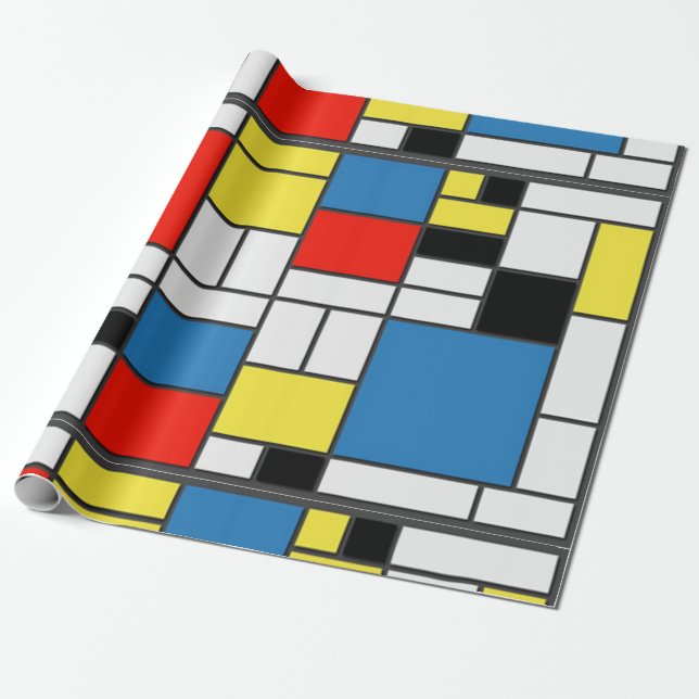 Mondrian de Stjil Geschenkpapier (Ungerollt)
