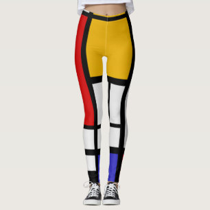 Mondrian-Farbblock Leggings