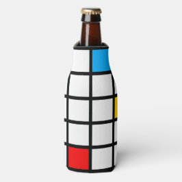 Mondrian Geometric Minimalistisch Comopsition Mode Flaschenkühler