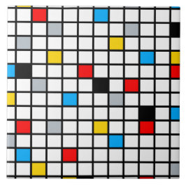 Mondrian Geometric Minimalistisch Comopsition Mode Fliese