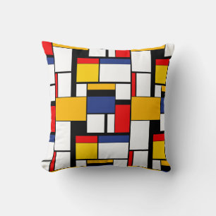 Mondrian Geometric Minimalistisch Comopsition Mode Kissen