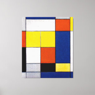 MONDRIAN - Große Zusammensetzung B - 1920 - Leinwanddruck