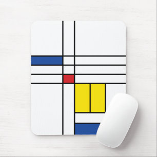 Mondrian II Minimalistisch De Stijl Modernes Art D Mousepad