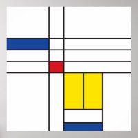 Mondrian II Minimalistisch De Stijl Modernes Art D