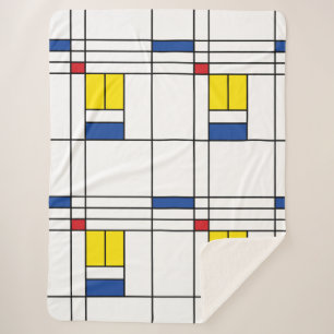 Mondrian II Minimalistischer De Stijl Moderner Kun Sherpadecke