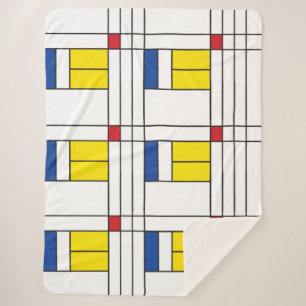 Mondrian II Minimalistischer De Stijl Moderner Kun Sherpadecke