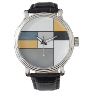 Mondrian Inspiration Armbanduhr