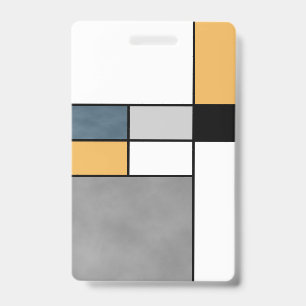 Mondrian Inspiration Ausweis