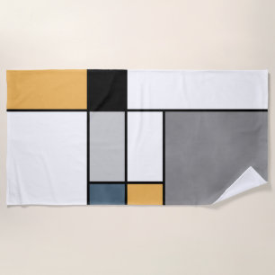 Mondrian Inspiration Strandtuch
