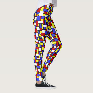 Mondrian Inspiriert Doodle Leggings