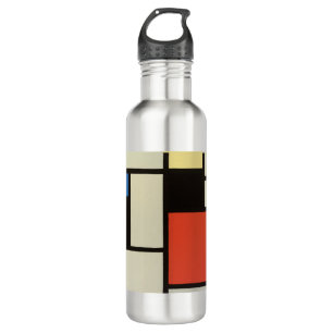 Mondrian Komposition Moderne Abstrakte Malerei Art Edelstahlflasche