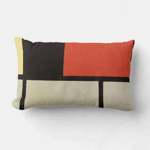 Mondrian Komposition Moderne Abstrakte Malerei Art Lendenkissen