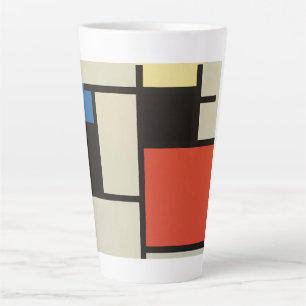 Mondrian Komposition Moderne Abstrakte Malerei Art Milchtasse