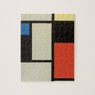Mondrian Komposition Moderne Abstrakte Malerei Art Puzzle
