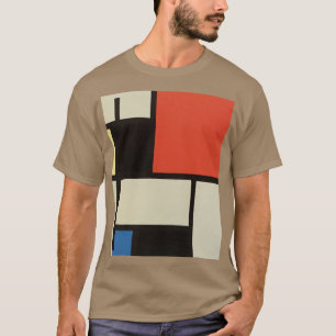 Mondrian-Komposition Moderner Abstrakter Kieselste T-Shirt