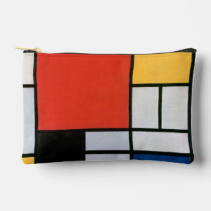 Mondrian Komposition Red Yellow Blue Black Zubehörtasche