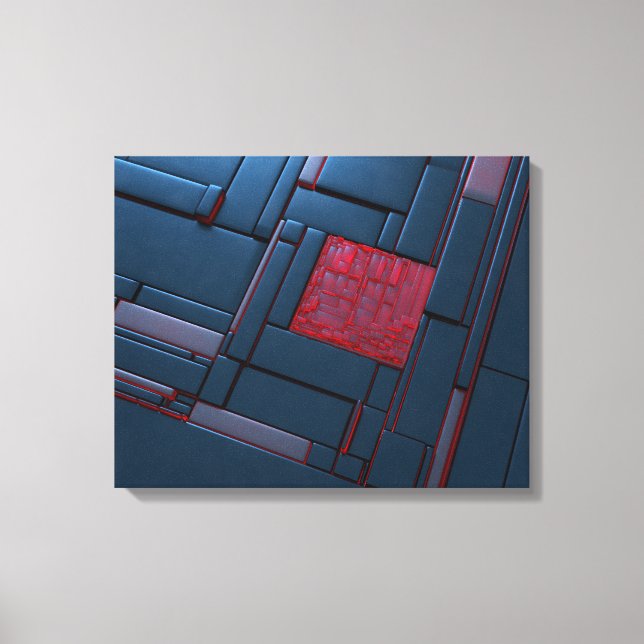 Mondrian Leinwanddruck (Vorderseite)