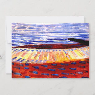 Mondrian - Meer nach Sonnenuntergang, Karte