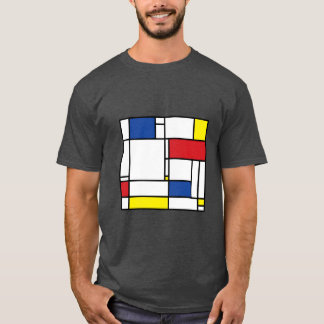 Mondrian Minimalist De Stijl Moderne Kunst fatfati T-Shirt