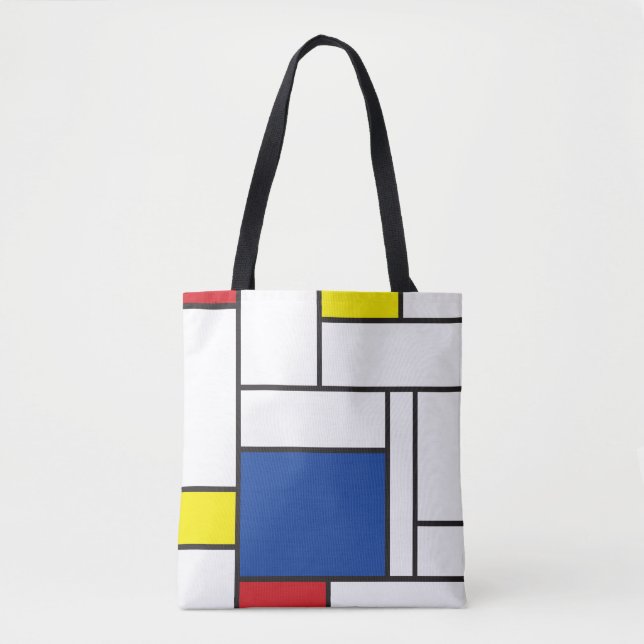 Mondrian Minimalistisch Geometric De Stijl Moderne (Vorderseite)