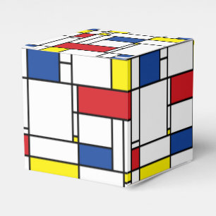 Mondrian Minimalistisch Geometric De Stijl Moderne Geschenkschachtel