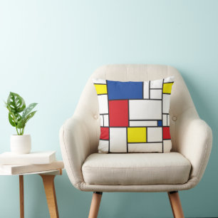 Mondrian Minimalistisch Geometric De Stijl Moderne Kissen