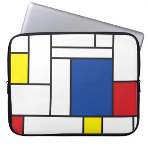 Mondrian Minimalistisch Geometric De Stijl Moderne Laptopschutzhülle