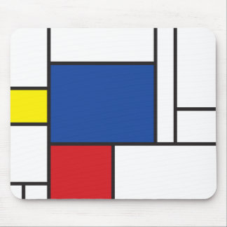 Mondrian Minimalistisch Geometric De Stijl Moderne Mousepad