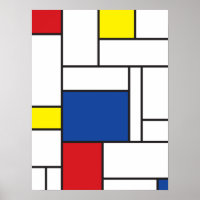 Mondrian Minimalistisch Geometric De Stijl Moderne