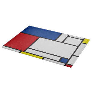Mondrian Minimalistisch Geometric De Stijl Moderne Schneidebrett