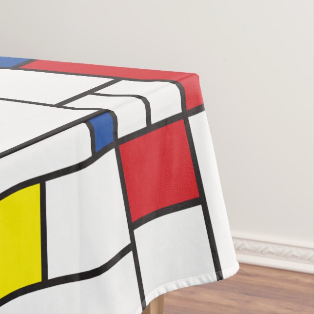 Mondrian Minimalistisch Geometric De Stijl Moderne Tischdecke (Beispiel)