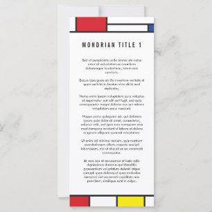 Mondrian Minimalistische Geometrische De Stijl Mod
