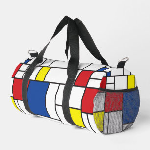 Mondrian Minimalistische Geometrische De Stijl Mod Duffle Bag