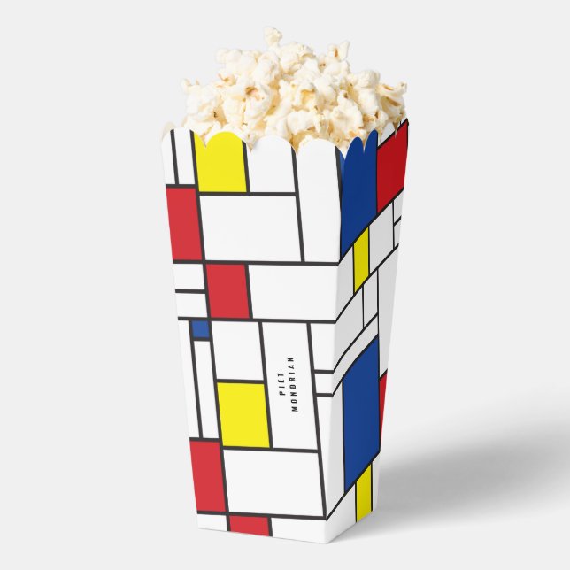 Mondrian Minimalistische Geometrische De-Stijl-Mod Geschenkschachtel (Geplatzt)