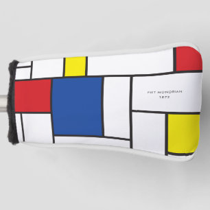 Mondrian Minimalistische Geometrische De-Stijl-Mod Golf Headcover