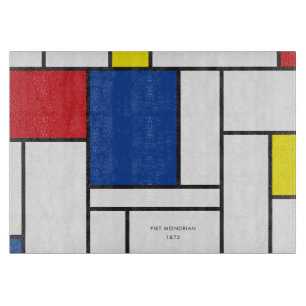 Mondrian Minimalistische Geometrische De-Stijl-Mod Schneidebrett